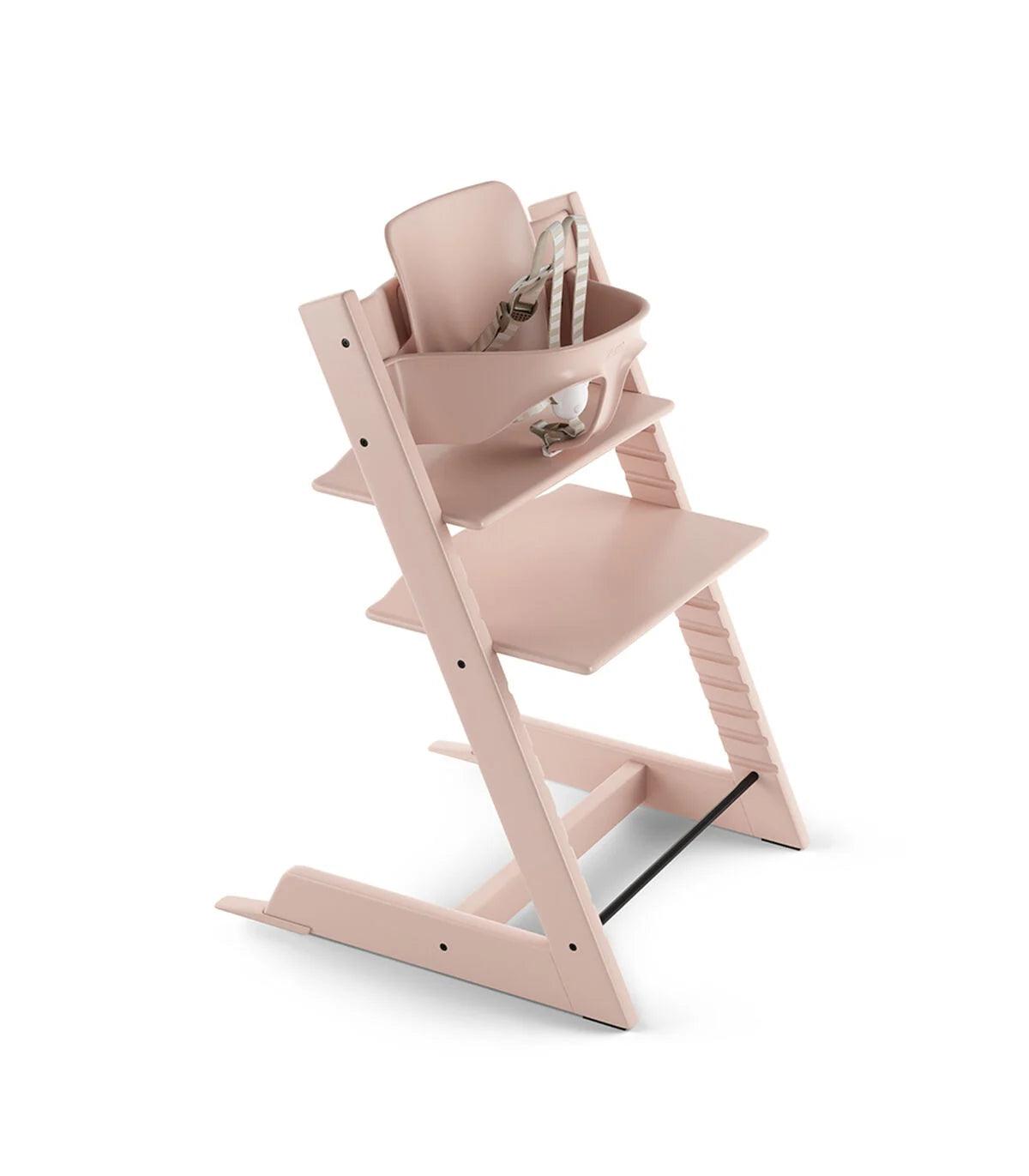 Stokke Tripp Trapp High Chair & Baby Set - Serene Pink - Traveling Tikes 