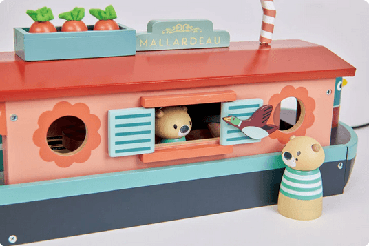 Tender Leaf Little Otter Canal Boat - Traveling Tikes 