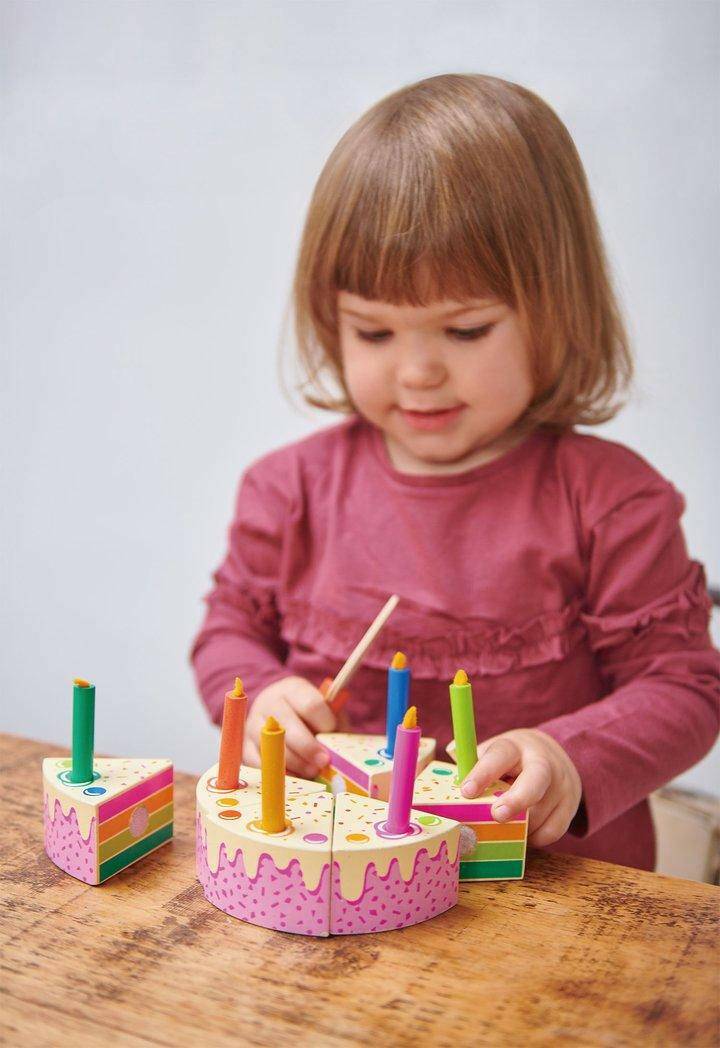 Tender Leaf Rainbow Birthday Cake - Traveling Tikes 