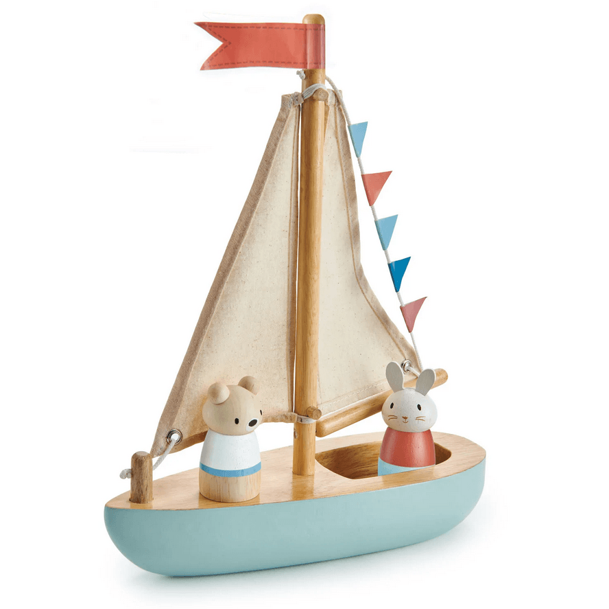 Tender Leaf Sailaway Boat - Traveling Tikes 