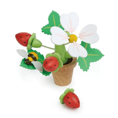 Tender Leaf Strawberry Flower Pot - Traveling Tikes 