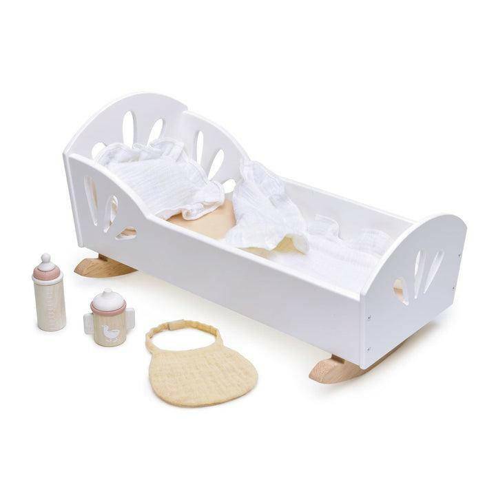 Tender Leaf Sweet Swan Dolly Bed - Traveling Tikes 