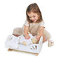 Tender Leaf Sweet Swan Dolly Bed - Traveling Tikes 