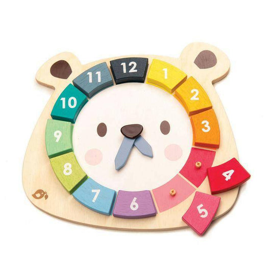 Tender Leaf Toys Bear Colours Clock TL8408