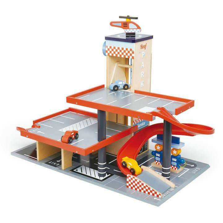 Tender Leaf Toys Blue Bird Service Station - Traveling Tikes 