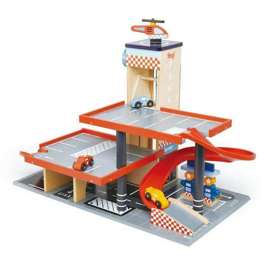 Tender Leaf Toys Blue Bird Service Station - Traveling Tikes 