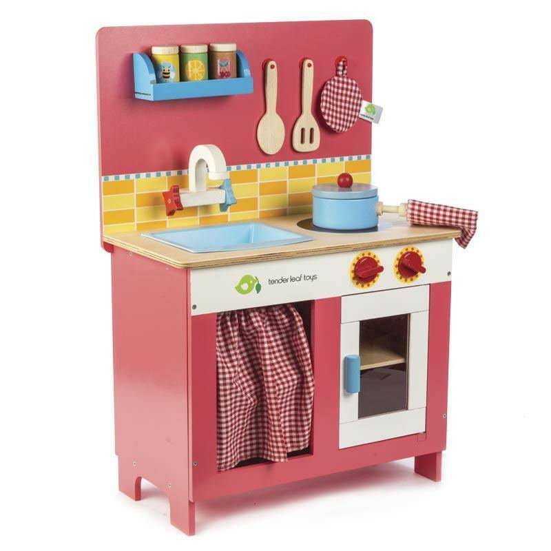 Tender Leaf Toys Cherry Pie Kitchen - Traveling Tikes 