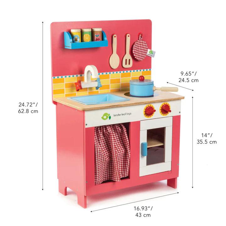 Tender Leaf Toys Cherry Pie Kitchen - Traveling Tikes 