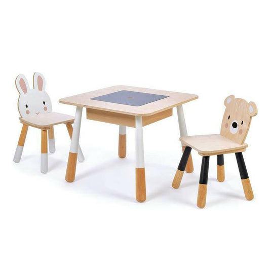 Tender Leaf Toys Forest Table and Chairs - Traveling Tikes 