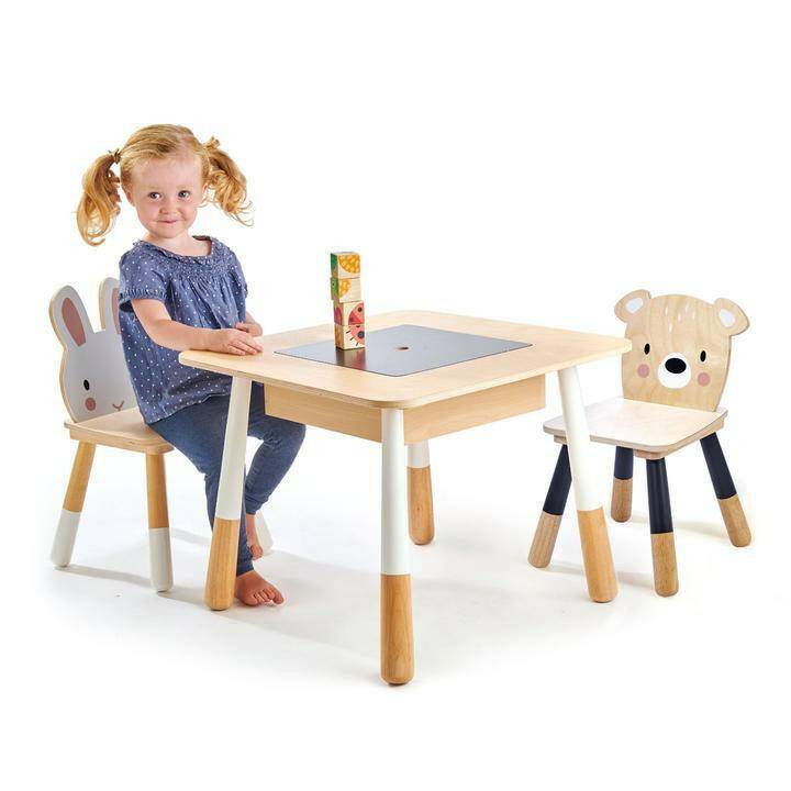 Tender Leaf Toys Forest Table and Chairs - Traveling Tikes 