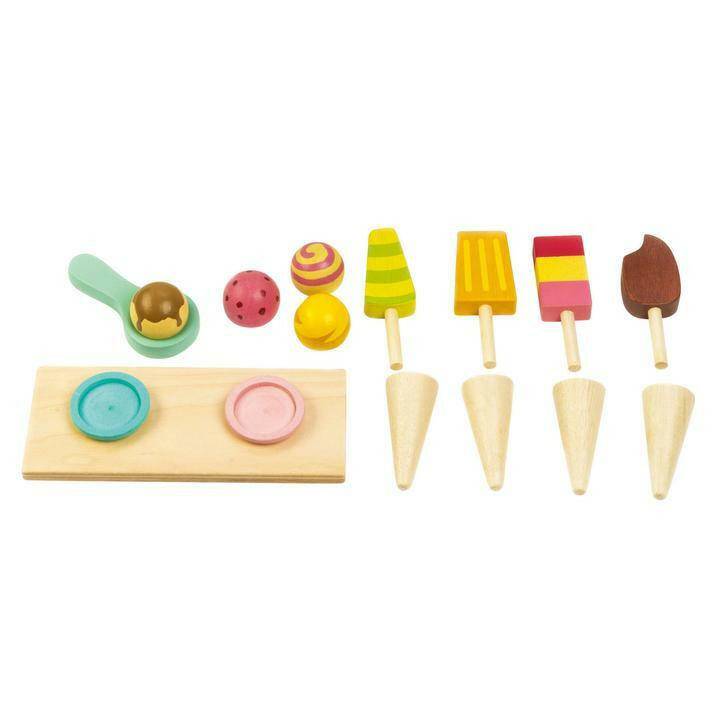 Tender Leaf Toys Ice Cream Cart - Traveling Tikes 