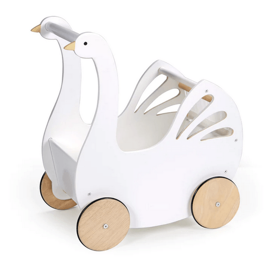 Tender Leaf Toys Sweet Swan Pram - Traveling Tikes 