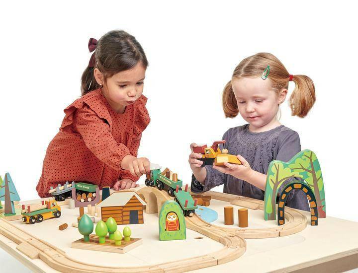 Tender Leaf Toys Wild Pines Train Set - Traveling Tikes 