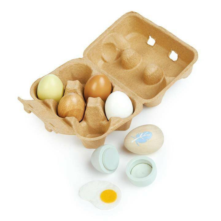 Tender Leaf Toys Wooden Eggs - Traveling Tikes 