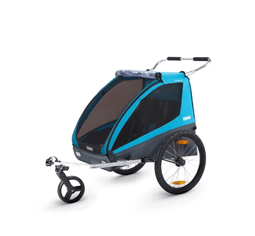 Thule Coaster XT Bicycle Trailer - Blue - Traveling Tikes 