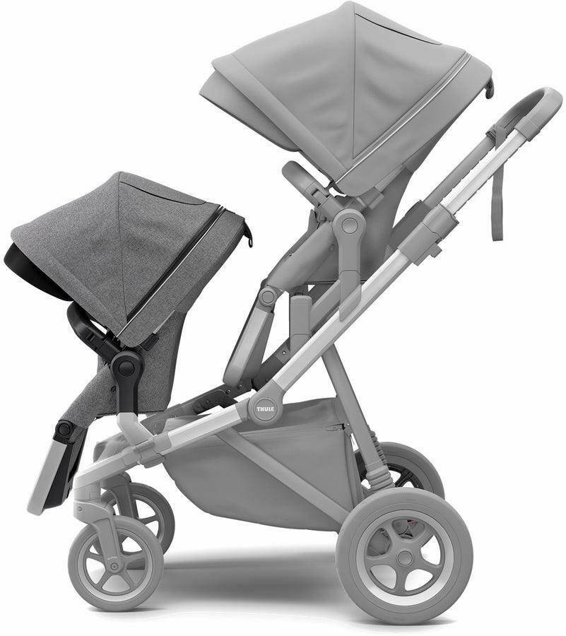 Thule Sleek Sibling Seat - Grey Melange - Traveling Tikes 