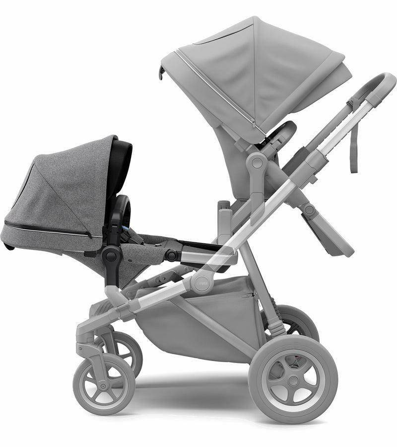 Thule Sleek Sibling Seat - Grey Melange - Traveling Tikes 