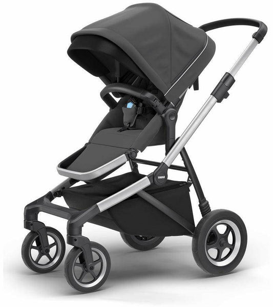 Thule Sleek Stroller - Alum/Shadow Grey - Traveling Tikes 