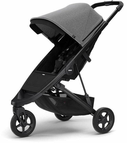 Thule Spring Stroller - Black/Grey Melange - Traveling Tikes 