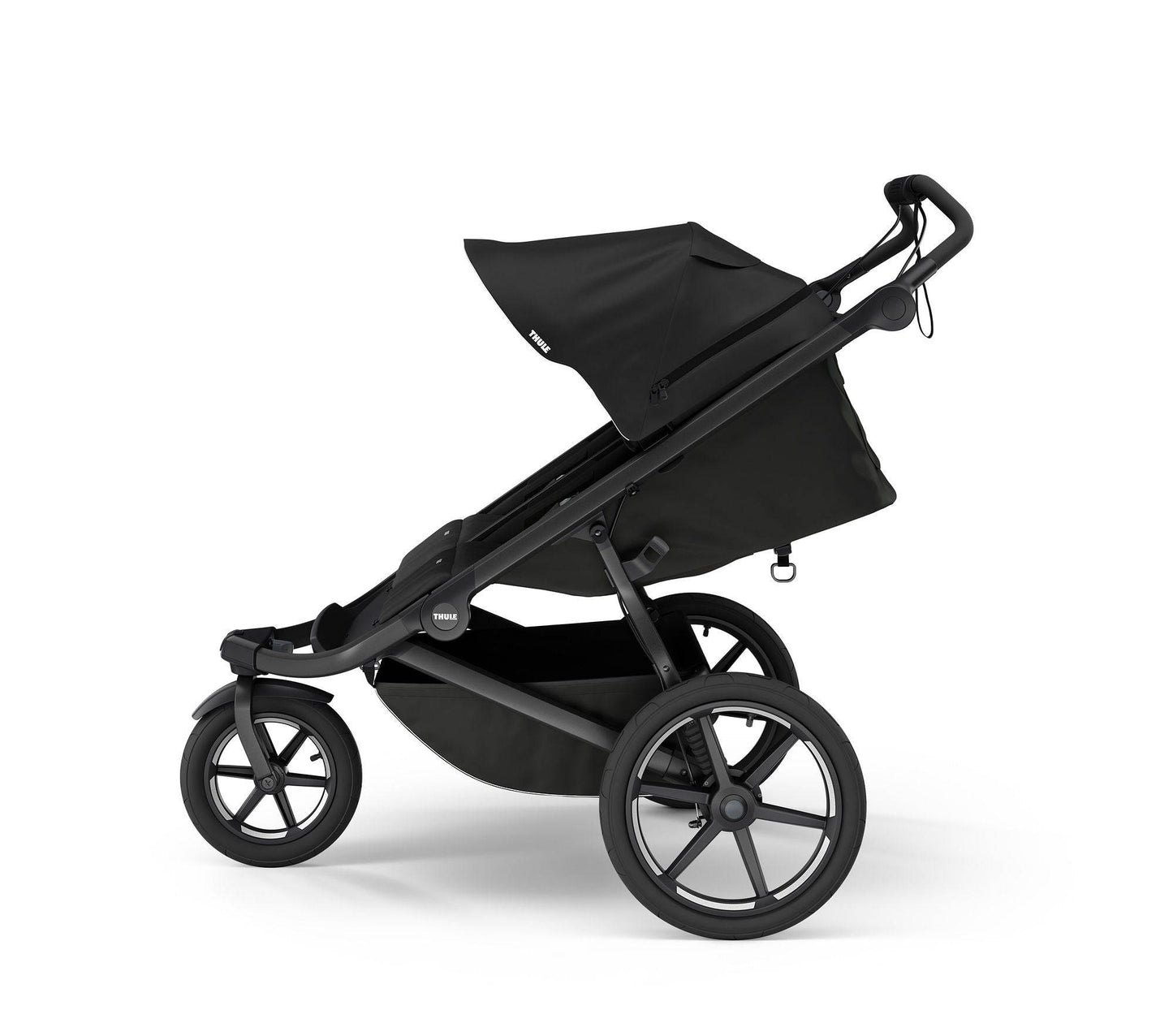 Thule Urban Glide 3 Double Jogging Stroller - Jet Black - Traveling Tikes 