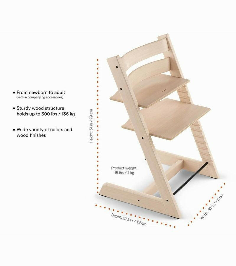 Tripp Trapp Complete High Chair and Cushion with Stokke Tray - Natural / Into the Deep - Traveling Tikes 
