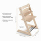 Tripp Trapp Complete High Chair and Cushion with Stokke Tray - Natural / Into the Deep - Traveling Tikes 