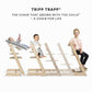 Tripp Trapp Complete High Chair and Cushion with Stokke Tray - Natural / Into the Deep - Traveling Tikes 