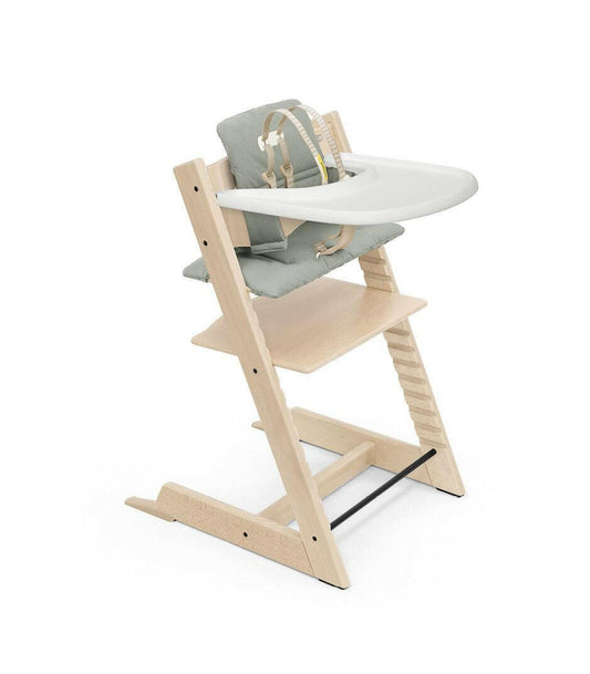 Tripp Trapp Complete High Chair - Natural / Glacier Green - Traveling Tikes 