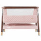 Tutti Bambini CoZee Luxe Bedside Crib - Walnut / Blush