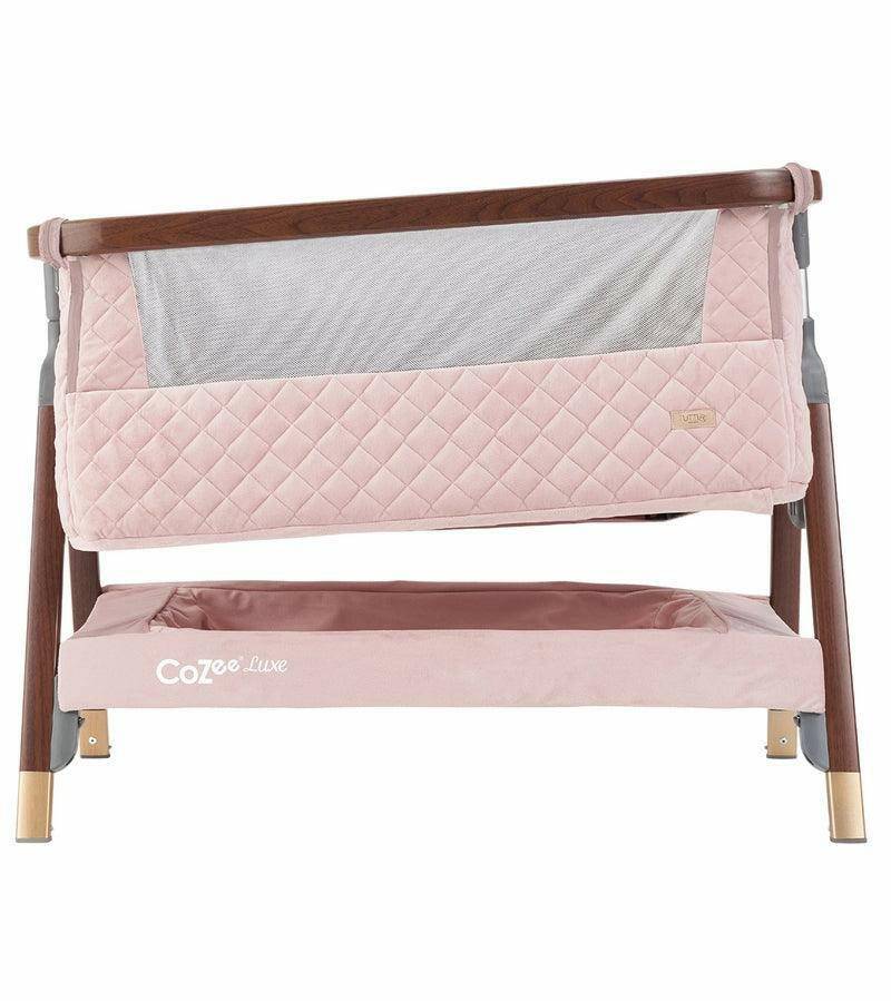 Tutti Bambini CoZee Luxe Bedside Crib - Walnut / Blush