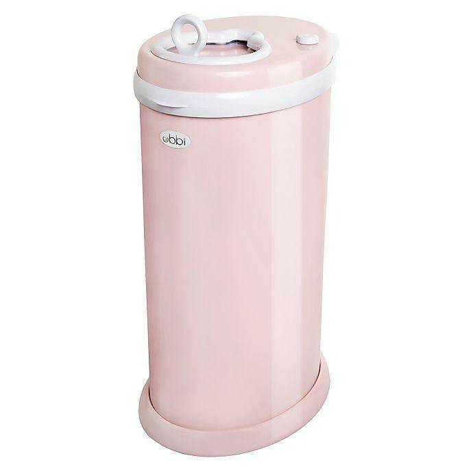 Ubbi Diaper Pail-Blush Pink - Traveling Tikes 