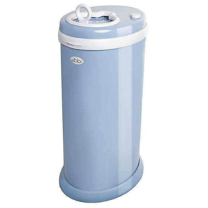 Ubbi Diaper Pail-Cloudy Blue - Traveling Tikes 