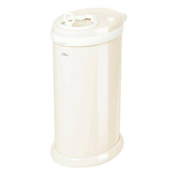 Ubbi Diaper Pail-Ivory - Traveling Tikes 