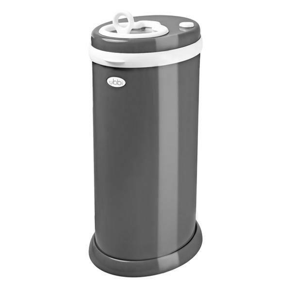 Ubbi Diaper Pail-Slate - Traveling Tikes 