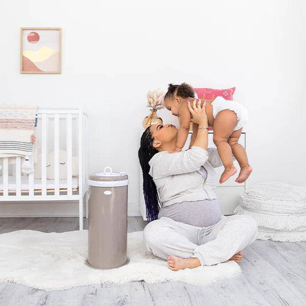 Ubbi Diaper Pail-Taupe - Traveling Tikes 