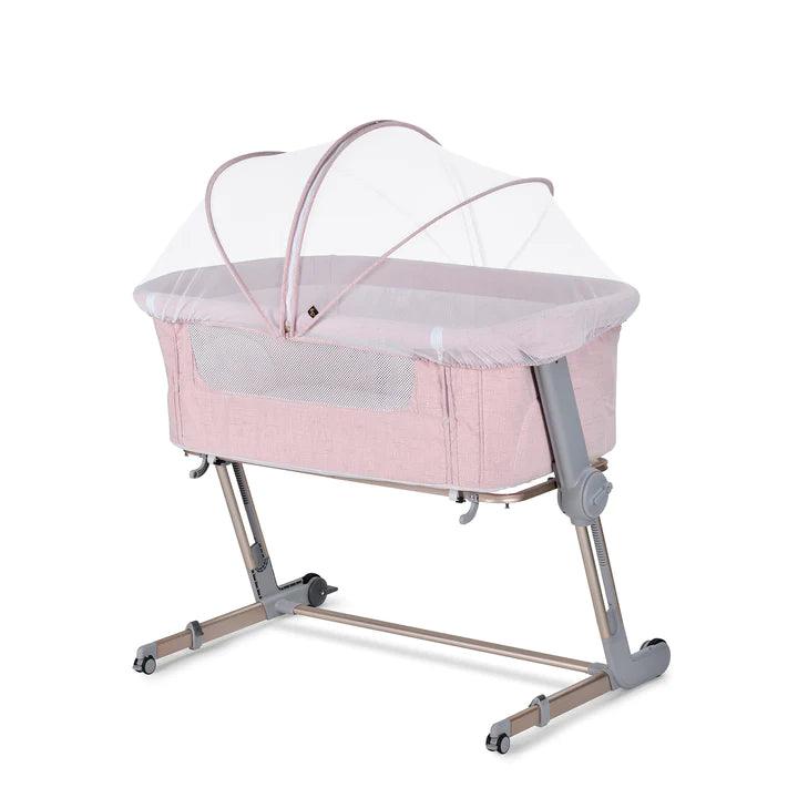 Unilove Hug Me Plus 3-in-1 Bedside Sleeper - Plum Pink - Traveling Tikes 