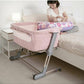 Unilove Hug Me Plus 3-in-1 Bedside Sleeper - Plum Pink - Traveling Tikes 