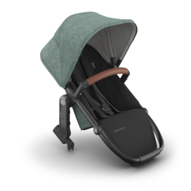 UPPAbaby RumbleSeat V3 - Gwen - Green Mélange | Carbon Frame | Saddle Leather