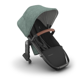 UPPAbaby RumbleSeat V3 - Gwen - Green Mélange | Carbon Frame | Saddle Leather