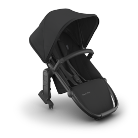 UPPAbaby RumbleSeat V3 - Jake - Charcoal | Carbon Frame | Black Leather