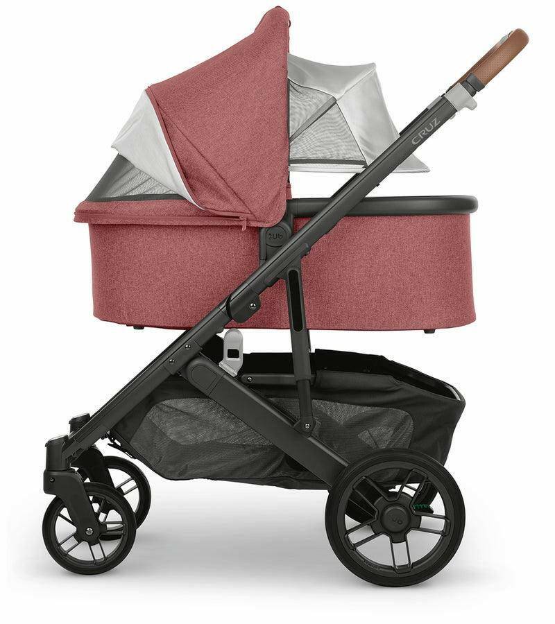 UPPAbaby V2 Bassinet - Lucy (Rosewood Melange / Carbon)