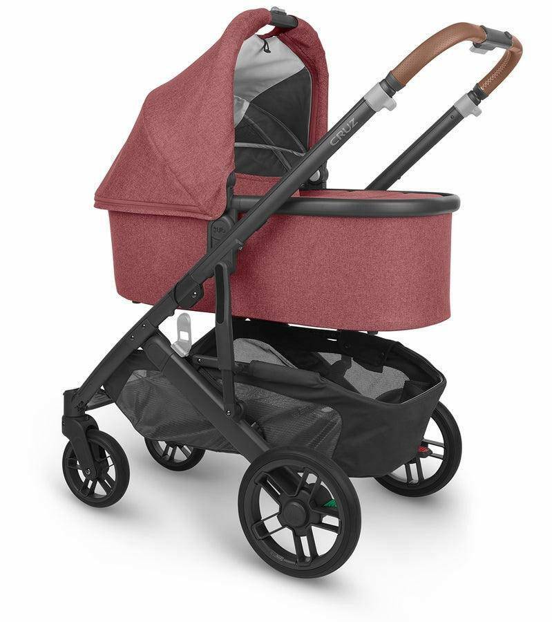 UPPAbaby V2 Bassinet - Lucy (Rosewood Melange / Carbon) - Traveling Tikes 