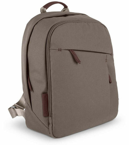 UPPAbaby Changing Backpack - Theo (Dark Taupe / Chestnut Leather) - Traveling Tikes 