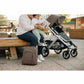 UPPAbaby Changing Backpack - Theo (Dark Taupe / Chestnut Leather) - Traveling Tikes 