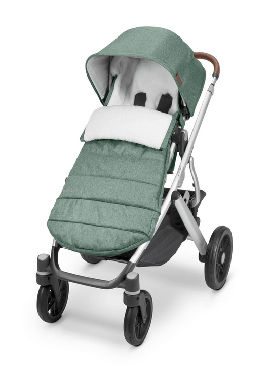 UPPAbaby Cozy Ganoosh Footmuff - Emmett (Green Melange) - Traveling Tikes 