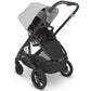 UPPAbaby CRUZ V2 Stroller - Anthony (White and Grey Chenille / Carbon / Chestnut Leather) - Traveling Tikes 