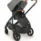 UPPAbaby CRUZ V2 Stroller - Greyson (Charcoal Melange/Carbon/Saddle Leather) - Traveling Tikes 