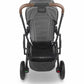 UPPAbaby CRUZ V2 Stroller - Greyson (Charcoal Melange/Carbon/Saddle Leather) - Traveling Tikes 