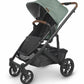 UPPAbaby CRUZ V2 Stroller - Gwen (Green Melange / Carbon / Saddle Leather) - Traveling Tikes 