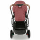 UPPAbaby Cruz V2 Stroller - Lucy (Rosewood Melange / Carbon / Saddle Leather) - Traveling Tikes 